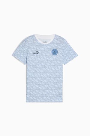 Manchester City ftblCULTURE All-Over Print Tee Youth, Team Light Blue-PUMA White, extralarge-GBR