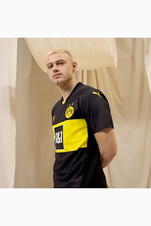 Borussia Dortmund 24/25 Authentic Away Jersey Men, PUMA Black-Faster Yellow, extralarge-GBR