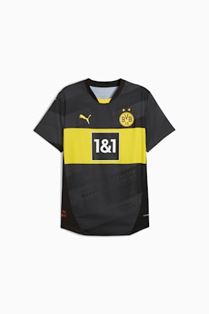 Borussia Dortmund 24/25 Authentic Away Jersey Men, PUMA Black-Faster Yellow, extralarge-GBR
