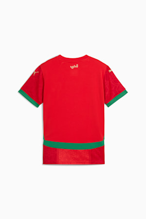 Morocco 2025 Home Jersey Youth, PUMA Red-Archive Green, extralarge-GBR