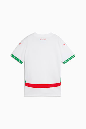 Morocco 2025 Away Jersey Youth, PUMA White-Fast Green-PUMA Red, extralarge-GBR