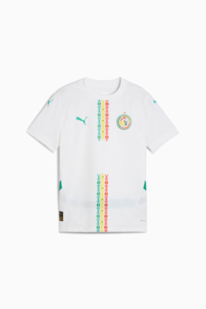 Senegal 2025 Home Jersey Youth, PUMA White-Sport Green, extralarge-GBR