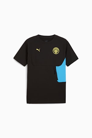 Manchester City PUMATECH Pocket Tee, PUMA Black-Magic Blue, extralarge-GBR