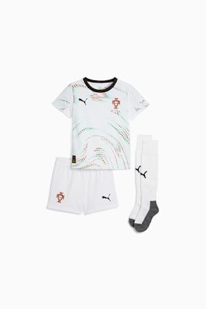 Portugal 2025 Away Minikit Kids, PUMA White-PUMA Black, extralarge-GBR