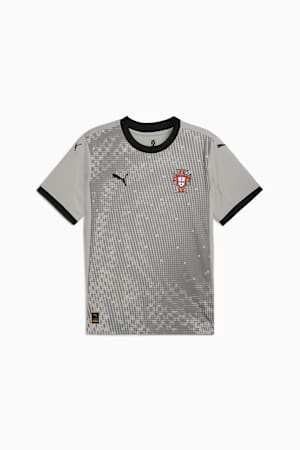 Portugal 2025 Goalkeeper Short Sleeves Jersey Men, Smokey Gray-PUMA Black, extralarge-GBR
