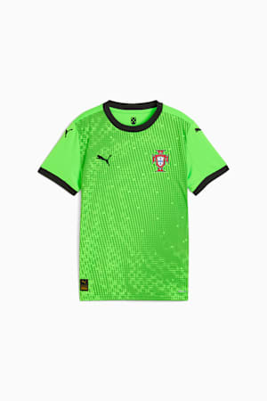 Portugal 2025 Short Sleeves Goalkeeper Jersey Youth, Fluro Green Pes-PUMA Black, extralarge-GBR
