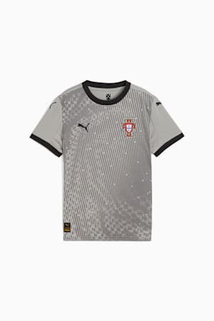 Portugal 2025 Short Sleeves Goalkeeper Jersey Youth, Smokey Gray-PUMA Black, extralarge-GBR
