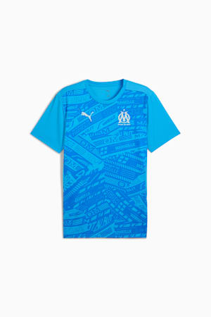 Olympique de Marseille Pre-match Jersey Men, Bleu Azur-Frosted Dew, extralarge-GBR