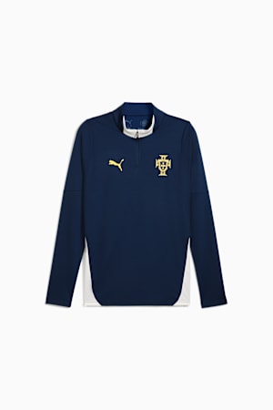 Portugal Quarter-Zip Training Top Men, Persian Blue-Sugared Almond, extralarge-GBR
