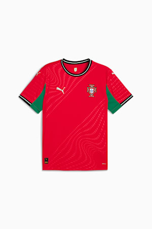 Portugal Women's Team 2025 Home Jersey Men, Pure Red-Fresh Mint, extralarge-GBR