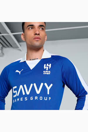 Al-Hilal SFC Anniversary Long Sleeve Jersey Men, Blue Intense-PUMA White, extralarge-GBR