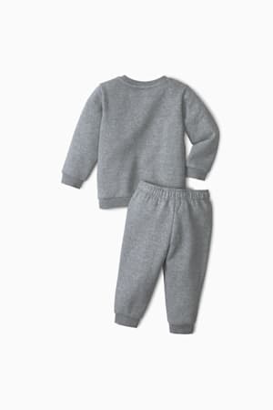 Essentials Minicats Crew Neck Jogger Suit Toddler, Medium Gray Heather, extralarge-GBR