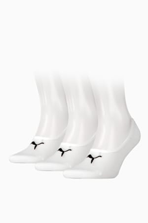 PUMA Unisex Footie 3 Pack, white, extralarge-GBR