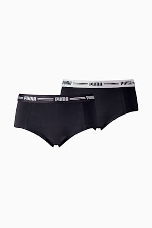 PUMA Women's Mini Short 2 Pack, black, extralarge-GBR