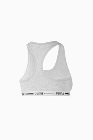 PUMA Women's Racer Back Top 1 Pack, grey melange, extralarge-GBR