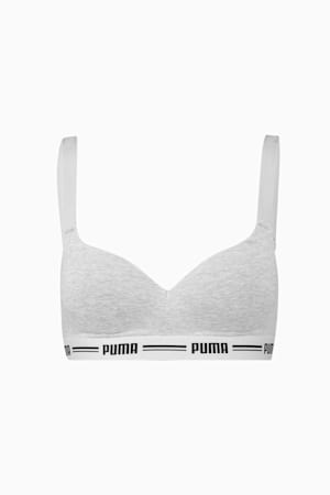 PUMA Women's Padded Top 1 Pack, grey melange, extralarge-GBR