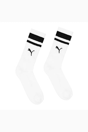 Crew Heritage Stripe Socks Unisex (2-Pack), white, extralarge-GBR