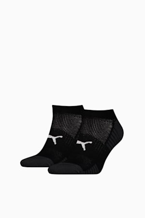 PUMA Sport Cushioned Sneaker Socks 2 Pack, black, extralarge-GBR