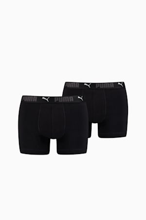 PUMA Sport Men's Cotton Boxers 2 Pack, black, extralarge-GBR