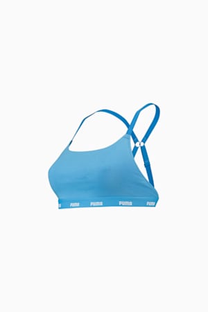 Women's Cross-Back Bralette, placid blue, extralarge-GBR