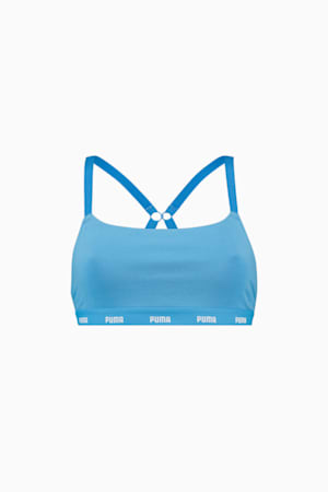 Women's Cross-Back Bralette, placid blue, extralarge-GBR