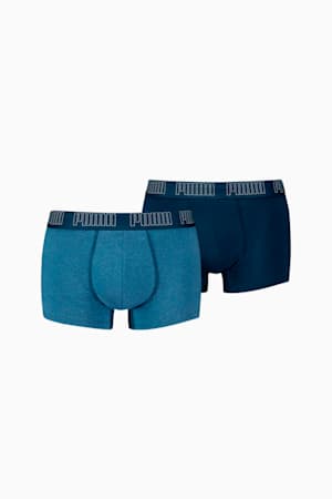 PUMA Men's Trunks 2 pack, light blue melange, extralarge-GBR