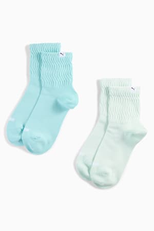 Zigzag Short Socks Women (2-pack), mint combo, extralarge-GBR