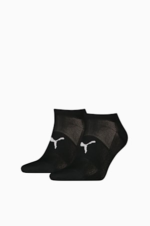 PUMA Unisex Sneaker Socks 2 pack, Black, extralarge-GBR