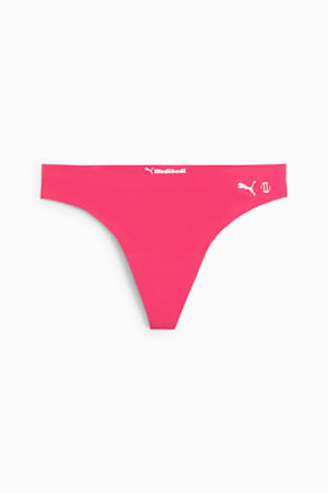 PUMA x Modibodi Seamfree Active Thong Light-Moderate, Garnet Rose Pink, extralarge-GBR
