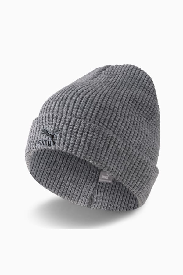 Classics Archive Mid Fit Beanie, Medium Gray Heather-black Logo, extralarge