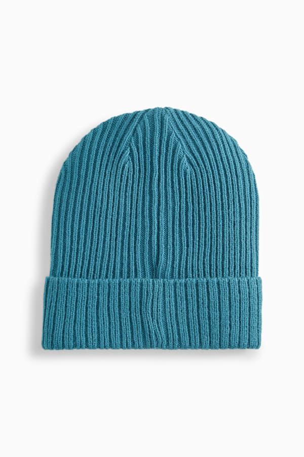 Classic Cuff Ribbed Beanie, Cold Green, extralarge