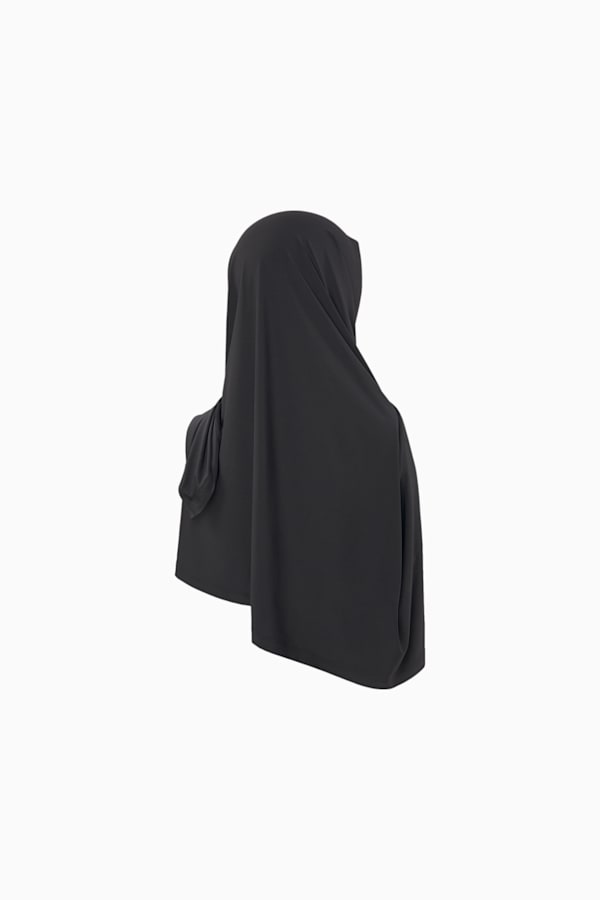 Running Hijab Scarf, Puma Black, extralarge