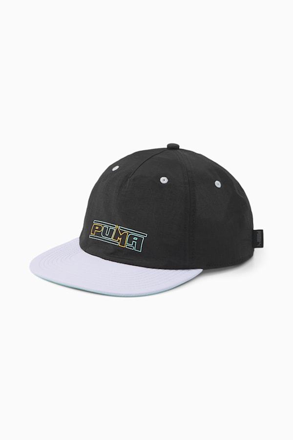 SWxP Relaxed Flat Brim Cap, PUMA Black, extralarge