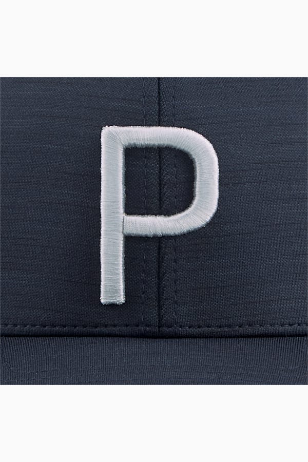 P Golf Cap, Navy Blazer-Ash Gray, extralarge
