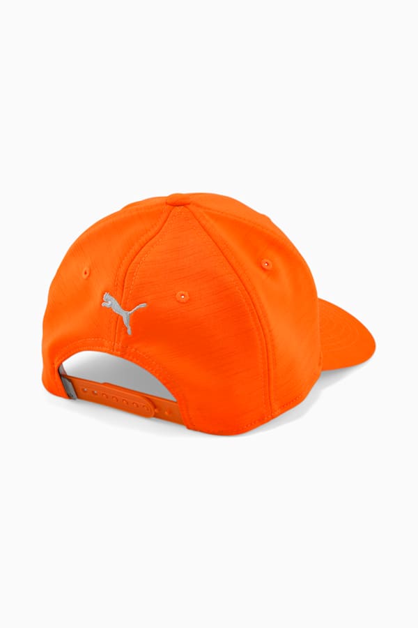 P Golf Cap, Rickie Orange-Cool Mid Gray, extralarge