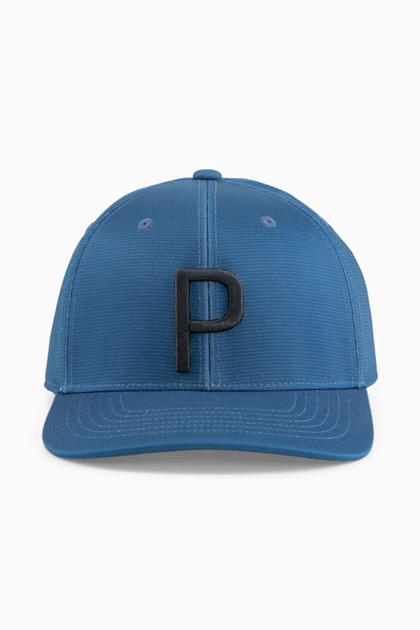 P Golf Cap, Lake Blue-Navy Blazer, extralarge