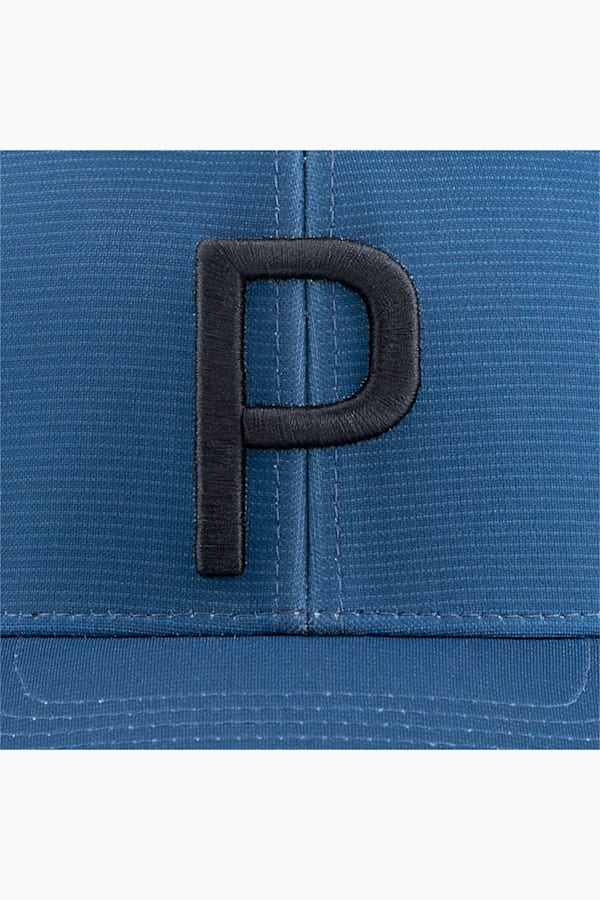 P Golf Cap, Lake Blue-Navy Blazer, extralarge