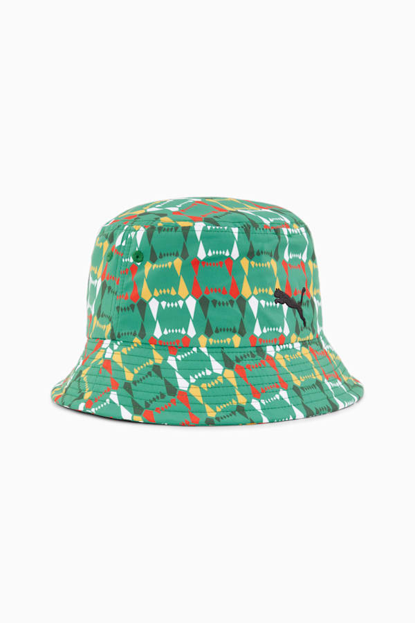 Senegal Football Bucket Hat, Pepper Green, extralarge