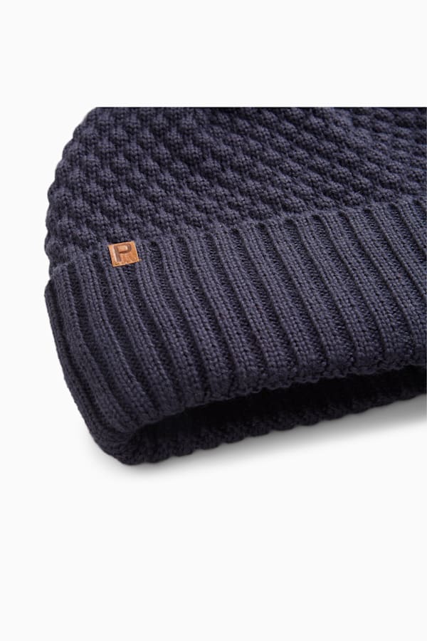 WRMLBL Women's Golf Pom Beanie, Navy Blazer, extralarge
