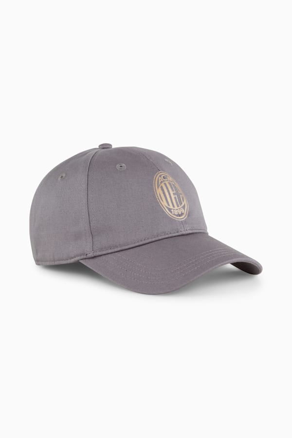 A.C. Milan Cap, Flat Medium Gray-PUMA Gold, extralarge-GBR