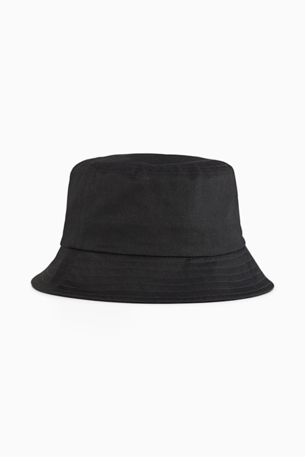 Essentials Logo Bucket Hat, PUMA Black, extralarge