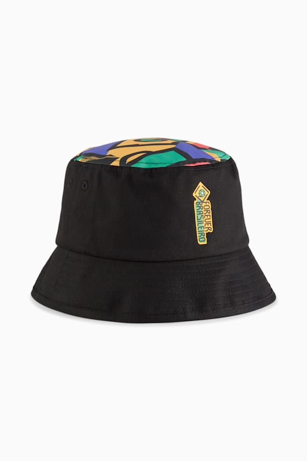 PUMA x NEYMAR JR Bucket Hat, Sunset Glow-Sun Stream-PUMA Green-PUMA Black, extralarge