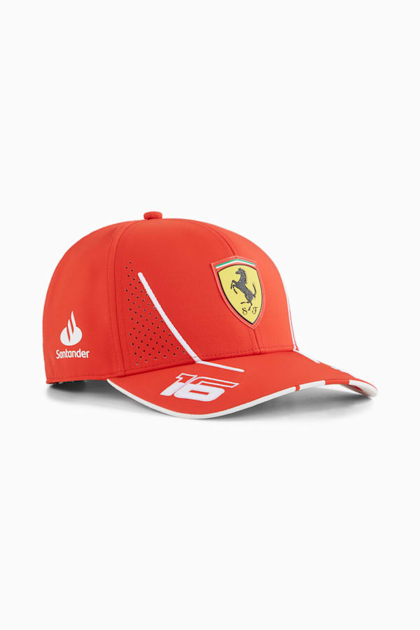 Scuderia Ferrari 2024 Replica Collection Charles Leclerc Cap Youth, Burnt Red, extralarge
