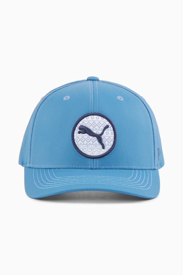 Fairisle Tech Cap, Blue Horizon, extralarge