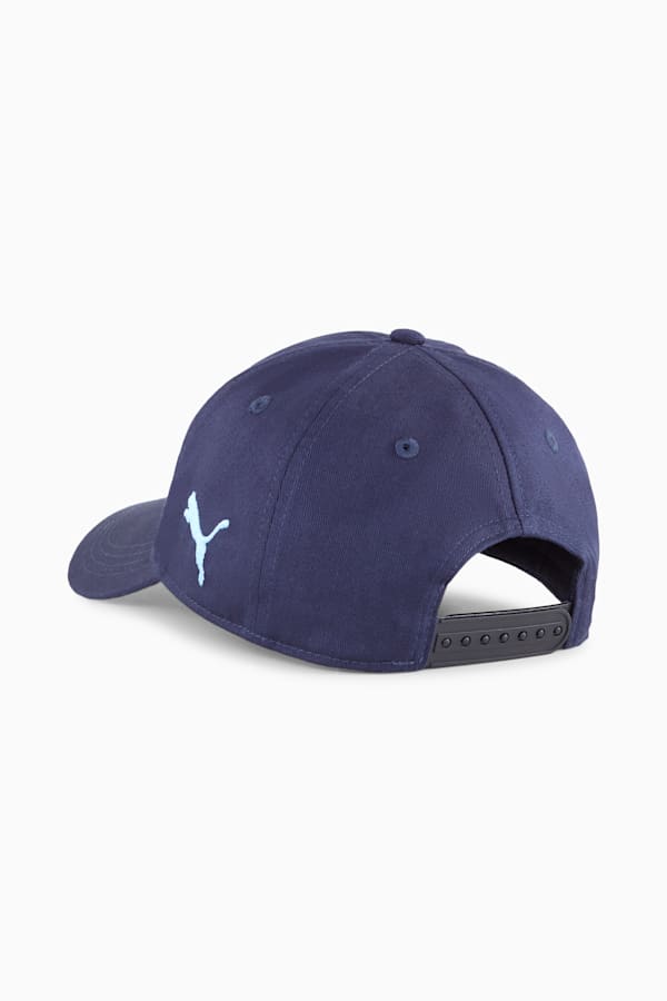 Manchester City ftblESSENTIALS Cap, PUMA Navy-Team Light Blue, extralarge