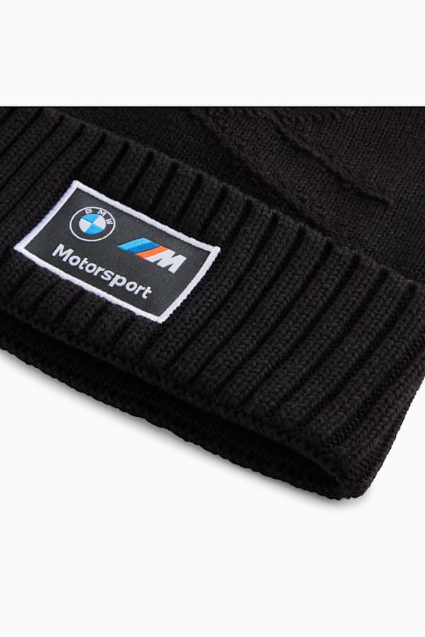 BMW M Motorsport Classic Cuff Beanie, PUMA Black, extralarge