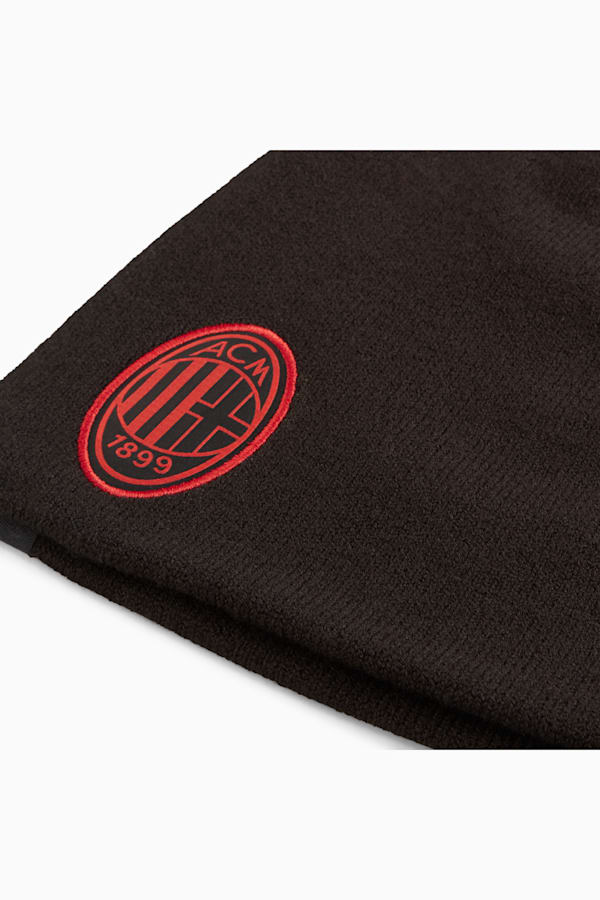 AC Milan Cuffless Beanie, PUMA Black-PUMA Gold, extralarge-GBR
