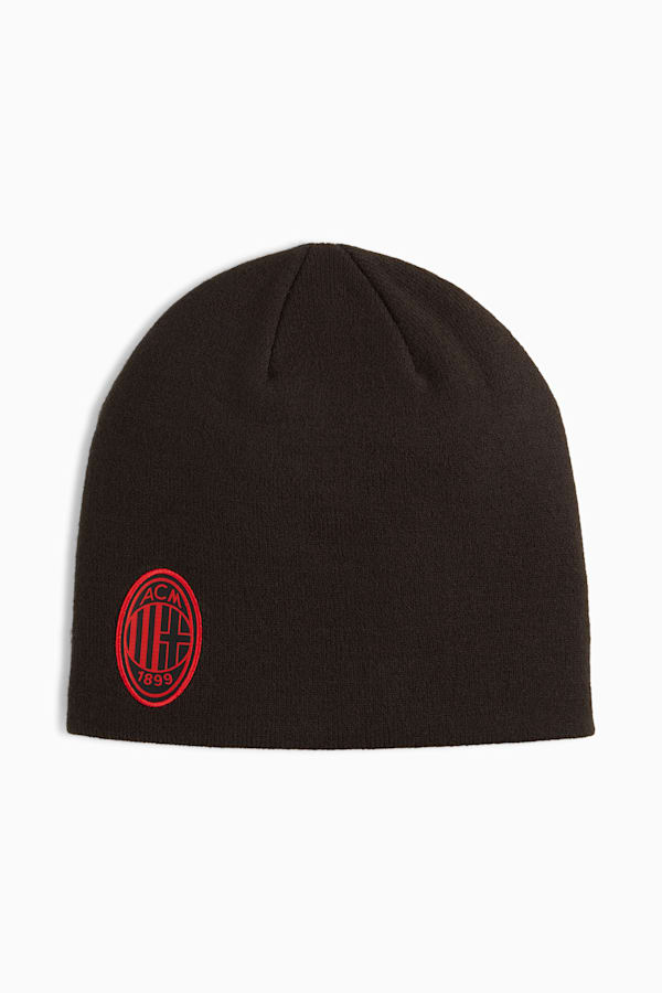 AC Milan Cuffless Beanie, PUMA Black-PUMA Gold, extralarge-GBR