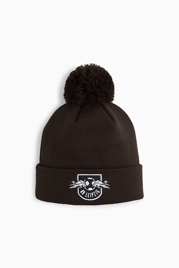 RB Leipzig ftblESSENTIALS Pom Pom Beanie, PUMA Black-PUMA White, extralarge-GBR