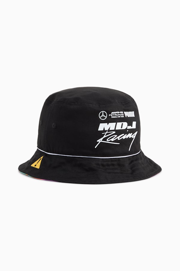 Mercedes-AMG Petronas Motorsport x Mad Dog Jones Reversible Bucket Hat, PUMA Black-AOP, extralarge